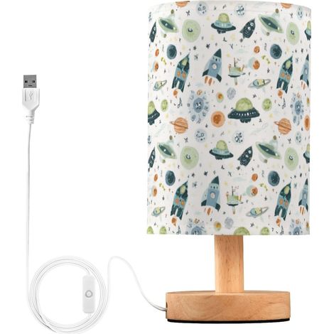 Kcldeci Lampe de chevet pour chambre à coucher, ferme, table (1/5)