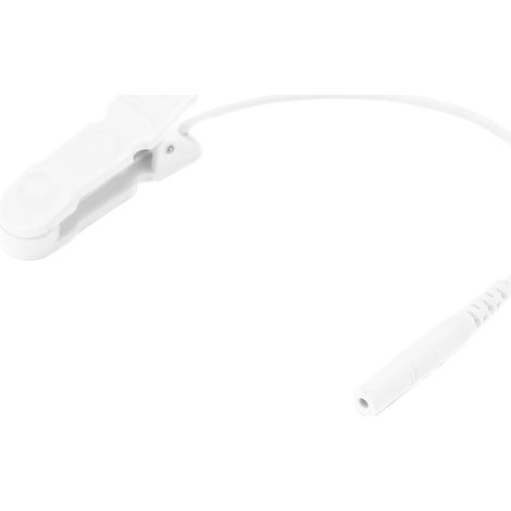Câble de connexion électrode TENS 2.0mm avec pinces auriculaires pour appareil de massage numérique (1/5)