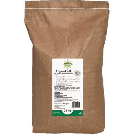 PROFI Provita® Chaux d'algues 25 kg Chaux de jardin Chaux pour gazon Améliorateur de sol