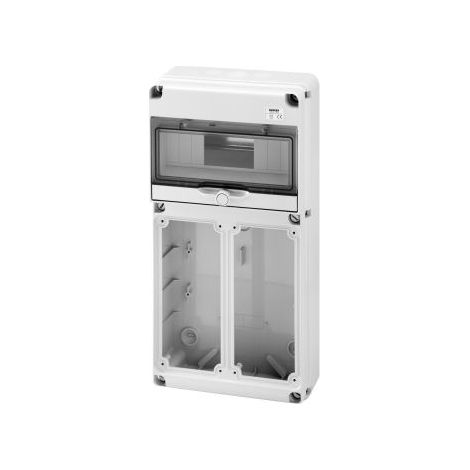 Quadri Elettrici Q-Din 10M 2 Pr.Bl.Vr.16/32A Ip65 (Gewiss Cod. Gw68025N)