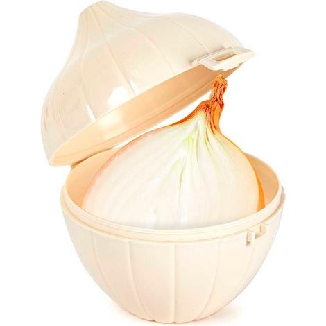 PLASTICFORTE guarda cebollas 10,5x10,5x11,5 cm con bisagra , guarda cebollas 10,5x10,5x11,5 cm con bisagra (1/2)