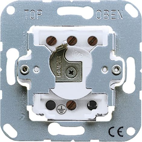 Jung Schlüsselschalter 10AX 250V 1-pol. CD 133.18 WU (1/2)