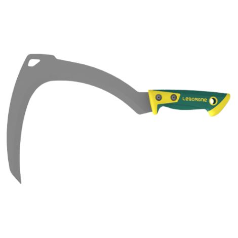 LEBORGNE Faucille à broussailles coudée 50 cm Duopro manche bi-matière