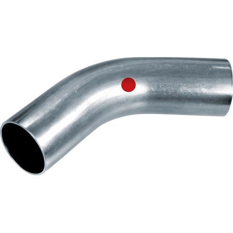 Acier-C Raccord à sertir contour M, coude 45° 35mm