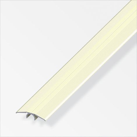 alfer Übergangs-Profil 2 m, 33 mm Aluminium eloxiert champagner Übergangsprofil (1/2)