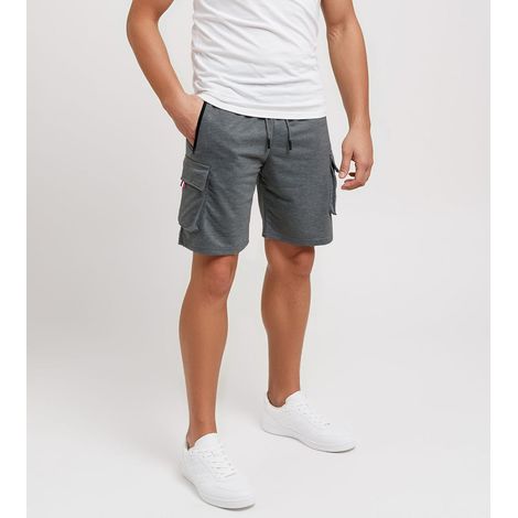 Herren-Jogginghose in Graphit mit großen Taschen, Recea M