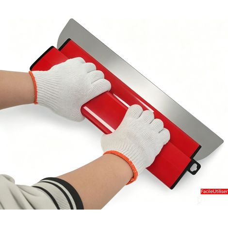 Couteau à Enduire en Acier Inoxydable, Racloir pour Plâtre, Peinture et Joints, Outil de Finition pour Bricolage et Rénovation40 (1/5)