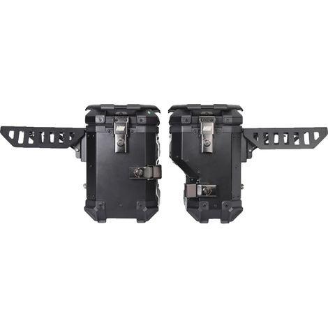Maletero para motocicleta, impermeable, con cierre rápido y tubo de escape recto. (1/2)