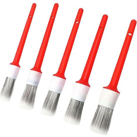 Kit de brosses de nettoyage pour voiture : nettoyage intérieur et extérieur, brosse de nettoyage du tableau de bord, outil de nettoyage de voiture (1/5)