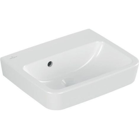 V&B Handwaschbecken O.NOVO 450x370mm o Hahnloch mit Überlauf weiß (1/4)