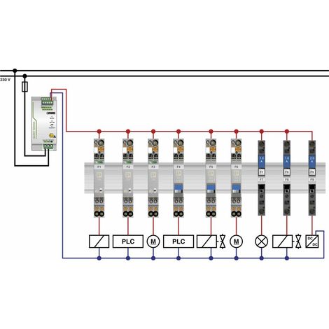 Phoenix Contact Schutzschalter thermisch 250 V/AC 10 A TCP 10A 20 St. (0712314)
