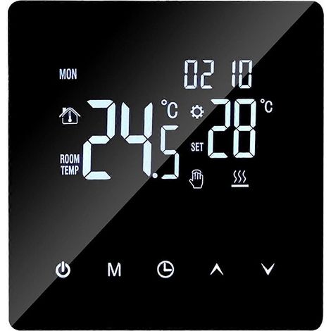 Tuya WLAN-Thermostat mit Touchscreen, programmierbarer digitaler Temperaturregler für Fußbodenheizung (1/5)