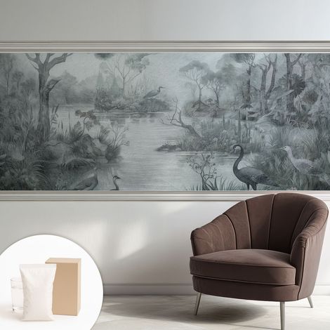 Carta Da Parati Con Design Moderno - Per Rinnovamento Rapido - Non-Woven - Per Interni Moderni Paesaggio naturale 250x104 cm (1/5)