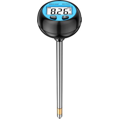 CSPARKV (26 × 6,3 × 6,3 cm) (PH3) Higrómetro para plantas, comprobador de humedad, comprobador de suelo 3 en 1 con pH/temperatura/humedad, sensor de humedad para plantas de exterior e interior. (1/4)