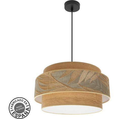 Colgante Samoa 3xe27 Negro/camel Regx50d