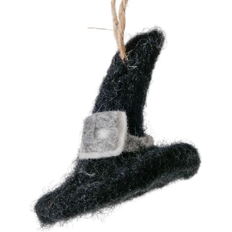 Hängefigur Hut graue Schnalle Ø 4,5 cm H: 5 cm