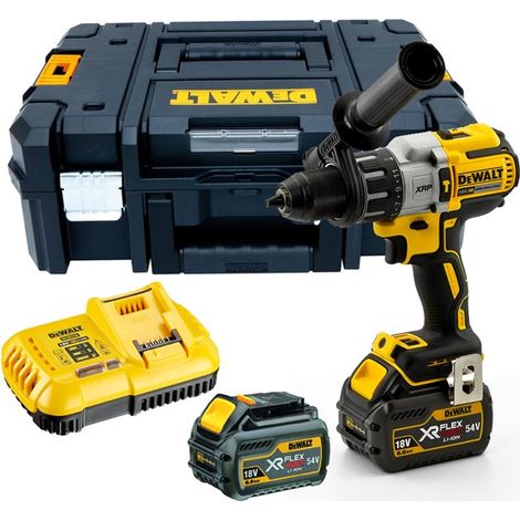 Dewalt DCD996T2 18v XR 3 Speed Brushless Combi Hammer - 2 x 6.0ah Batteries