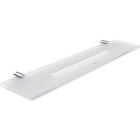 Nimco Bormo étagère de salle de bain avec trous, chromée, 50 cm BR X450-26 (1/3)