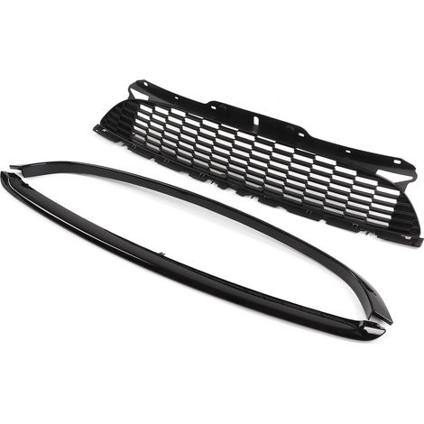 Calandre garniture moulure capot avant noir brillant 3 pièces kit pour Mini R55 R56 R57 R58 R59 S JCW (1/5)