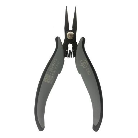 Pince plate RS PRO, L. (hors tout) 154 mm, L. (mâchoire) 25mm, 1 pièce(s) ( Prix pour 1 )