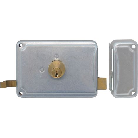 F.lli Facchinetti SERRATURA FERRO APPL. 2M+S ZINCATA Art. P27 E. 60 Dx