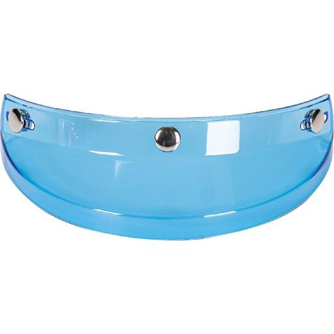 Visière universelle pour moto, 3 boutons-pression, rabattable, casque ouvert, vent (1/5)