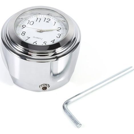 Monture de Guidon de Moto avec Chronomètre Horloge de Guidon de Moto Etanche (1/5)