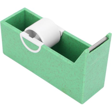 Dispenser de ruban adhésif portable, coupeuse de scotch pour bureau et maison, vert (1/5)