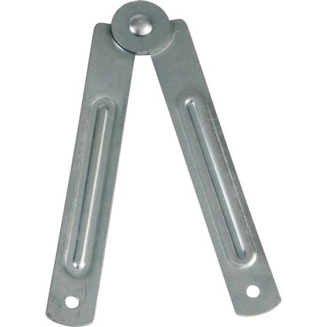 Charnière À Compas 107 X 15 mm Pour Chevalets Style Simple Ouverture Et Fermeture Silencieuses Maintien Ferme Des Pieds Acier Zingué