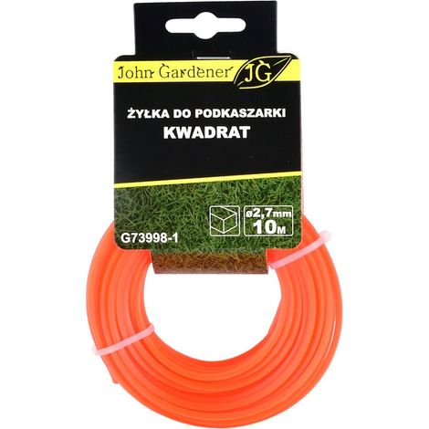 Trimmerfaden quadratisch 2,7 mm x 10 m (20/200)