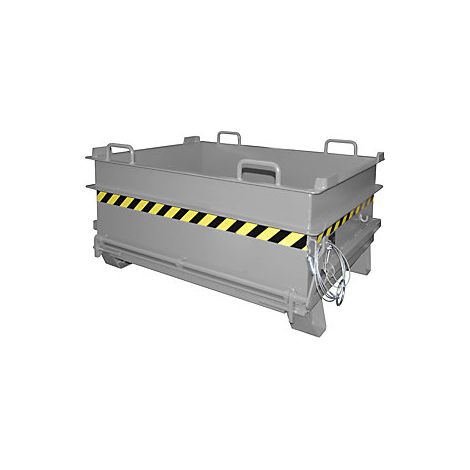 Bauer Baustoffcontainer BC 500, lackiert, Mausgrau