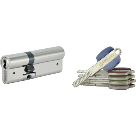 THIRARD - Cylindre Vario DX 33x53mm, anti-arrachement, nickelé, 5 clés - THIRARD