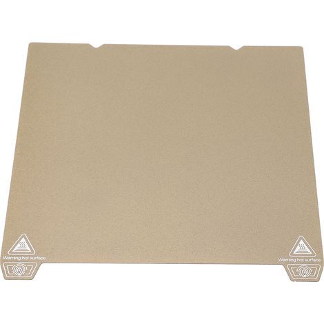 Panneau de revêtement en poudre PEI texturé Double face, en acier à ressort, plaque souple de 235X235mm pour Ender 5 S1 3 Pro (1/5)