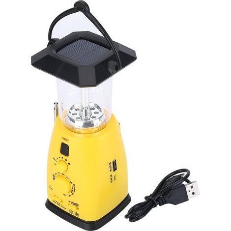 Radio solar de emergencia de cuerda, Radio, Radio de emergencia, Radio meteorológica, Emergencia, Música, Noticias, Desastres, Energía solar (1/5)