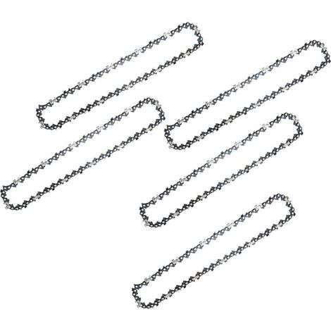 5-teilige 8-Zoll-Kettensägenkette, Kettensägenkette mit 45 Treibgliedern und Führungsschiene, Kettensägenketten zum Schneiden von Holz, Ästen und zum Beschneiden (1/4)