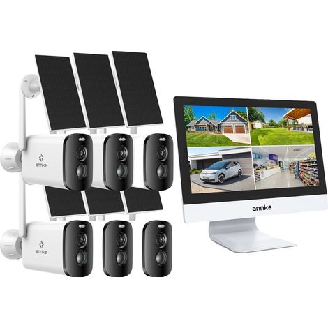 Cámara de seguridad para exteriores, resolución de 5 MP, conectividad inalámbrica, 6 unidades, 81BL, 5000 mAh. (1/2)