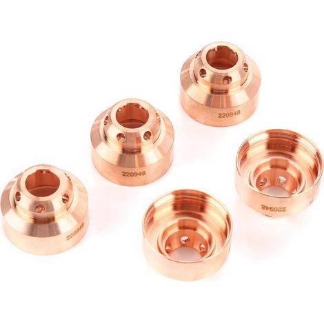 Consommables Plasma, 5 pièces outils de soudage de bouclier plasma 220948 équipement de coupe au plasma pour le bouclier plasma à souder Max105 Handskit (1/5)
