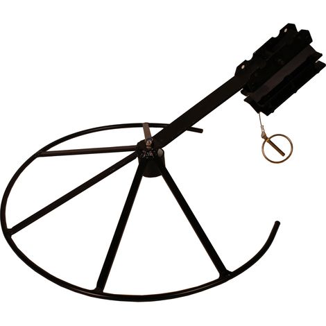 Protector de Carter ø 445 mm, compatible para uso con una cabeza de hilo de nylon en desbrozadora de espalda. Protege los árboles