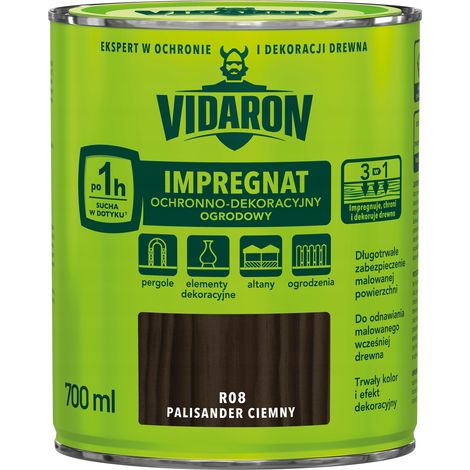 Vidaron Garden Imprägnierung Rosenholz Dunkel R08 700 ml 1 Stück. (1/2)