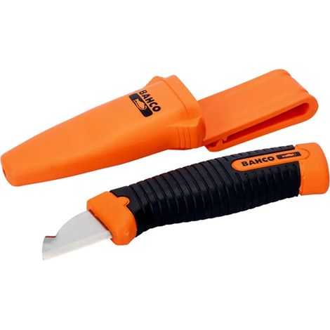 Utensile per elettricista Bahco two-handed electrician wire stripping knife ergonomico antiscivolo