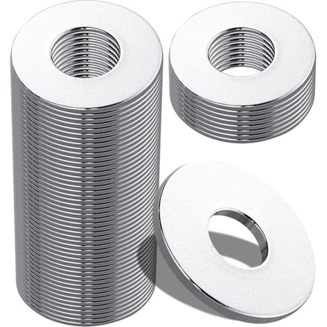 Rondelles Metal 25 Pièces M10 Rondelle Inox M10 X 30mm Rondelle Plate en 304 Acier Inoxydable pour L'étanchéité des Vis et écrous (1/5)