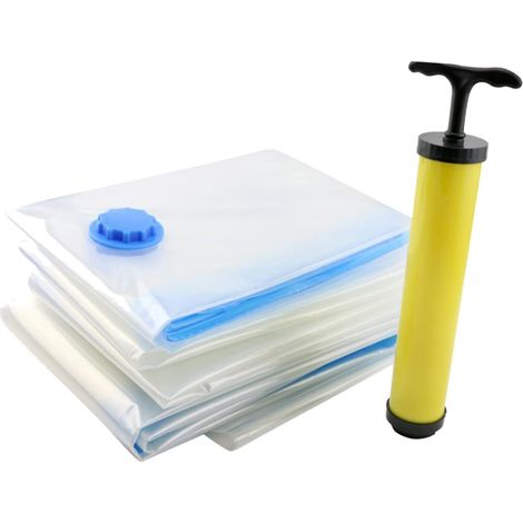 Sollbry 6er-Pack Sortierbeutel für die Aufbewahrung zu Hause, Sortierbeutel, Aufbewahrungsbeutel, Vakuumverpackungsbeutel, Vakuumkompressionsbeutel, Aufbewahrungsbeutel, vakuumversiegelte Steppdecken, (1/5)
