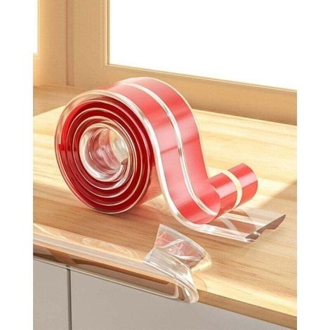 Protection d'angle transparente de 6 mètres pour table d'enfant, protection d'angle universelle pour meubles, protection non toxique et inodore. (1/4)