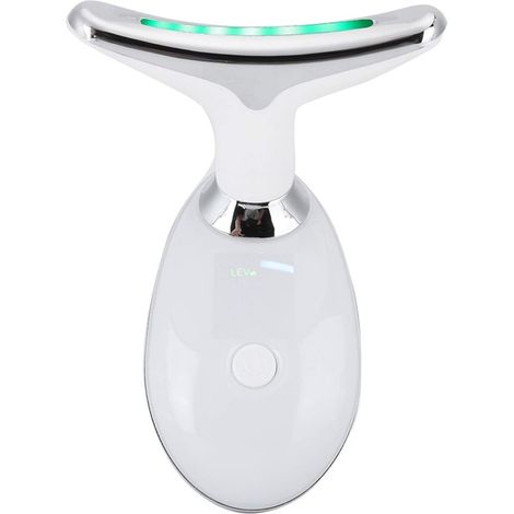 TRADE SHOP - Massaggiatore Viso Collo Fronte Dispositivo Facciale Ricaricabile 3 Modalità Usb -