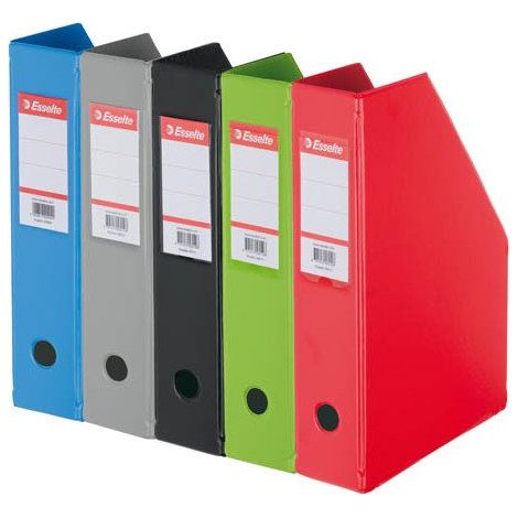 Range-revues Classic-box Esselte couleurs classiques - dos 7 cm - Lot de 10