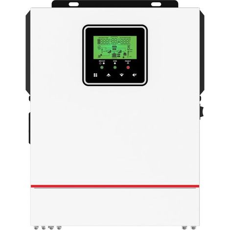 Onduleur solaire hybride 1 000 W CC 12 V CA, onduleur sinusoïdal avec chargeur MPPT 40 A, max. PV 600 W DC150 V, batterie (1/5)