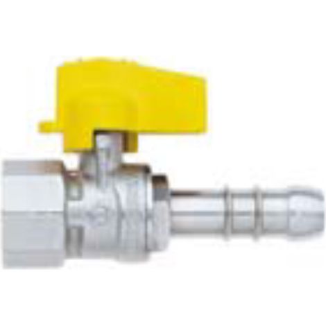 CONNEX - VALVOLA GAS SFERA DRITTA F1/2CON PORTAGOMMA LUNGO (1/2)