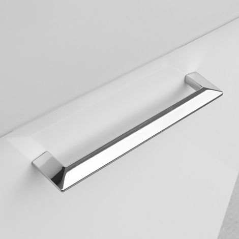 MOBILE LAVATOIO SOSPESO CON LAVABO IN CERAMICA 1 ANTA Misura: Bianco Classico - LxP 50x50 cm (1/3)
