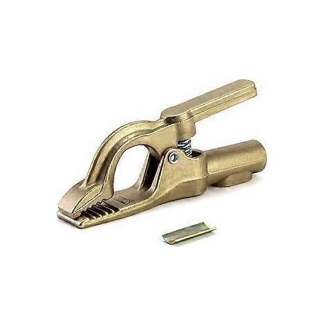 Pince de mise à la terre 500 A en cuivre pour soudage électrique, pince de mise à la terre pour machine à souder à l'arc, pince en forme de A avec tôle de fer (1/3)
