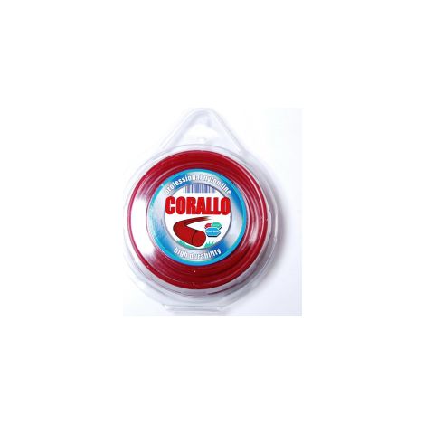 FILO DECESPUGLIATORE TONDO ø2,4 mm x 15 m - Corallo